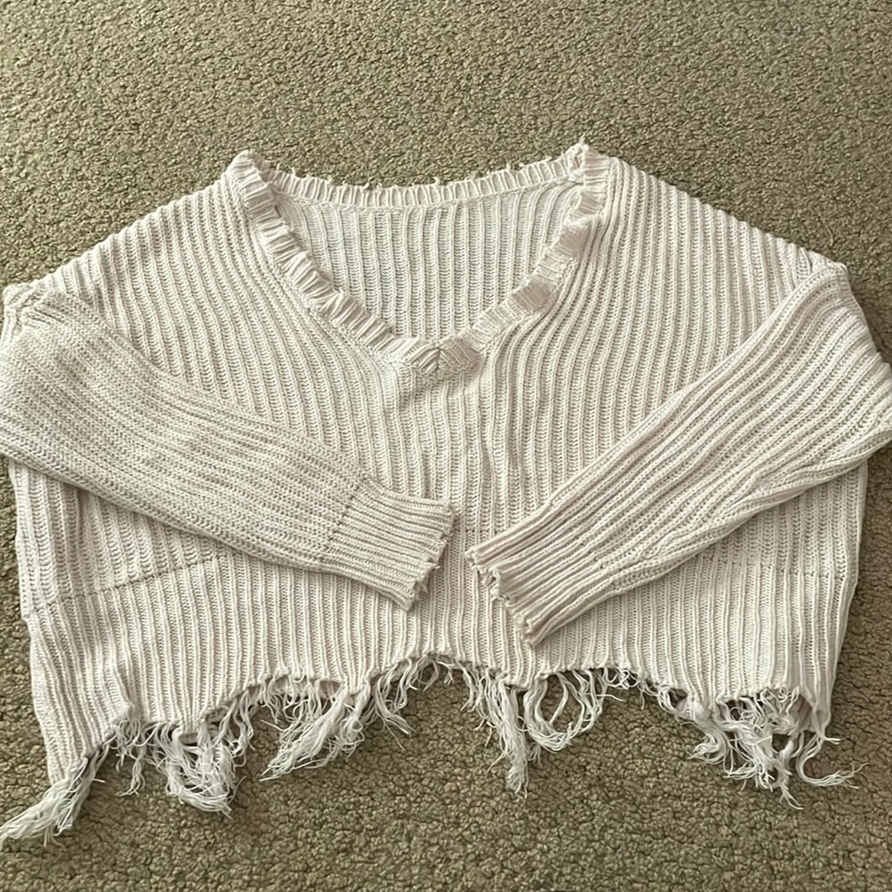 Cropped sweater